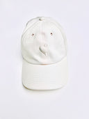 Dezentes Cap SU in Light Beige aus Bio-Baumwolle