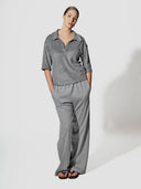 FENJA WIDE LEG PANTS IN TENCEL black