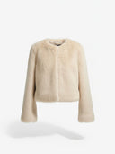 Fake Fur-Jacke JANNA in beige