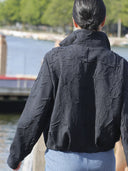 Hochwertiger Blouson INK mit Wolle in Nachtblau