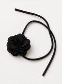 Florales Armband Blume in Schwarz