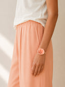 Florales Armband Blume in Blush