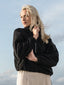 Fleece-Half Zip Frida aus Bio-Baumwolle black