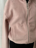 EMBER Fleece-Jacke aus Bio-Baumwolle in Dusty Pink