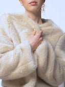Fake Fur-Jacke JANNA in beige