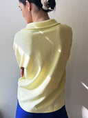 MIA Shirt aus weichem Bio-Frottee in soft yellow