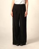 HOSE FENJA WIDE LEG AUS TENCEL schwarz