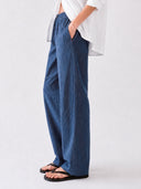 FENJA WIDE LEG PANTS IN TENCEL black