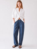 FENJA WIDE LEG PANTS IN TENCEL black