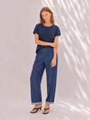 T-Shirt EHMI loose-fit with Lyocell white