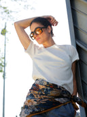 Smilla T-Shirt aus weicher Pima-Baumwolle in off-white
