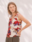 Sommerliches Top FLEUR mit Blumenprint