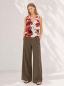 Sommerliches Top FLEUR mit Blumenprint