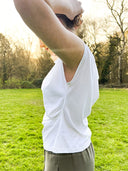 CLAIRE T-Shirt – Soft und feminin in weiß