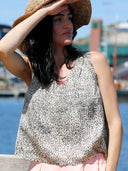 T-Shirt EHMI loose-fit with Lyocell white