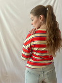 Zero Waste T-Shirt JULIE mit Streifen aus Viskose-Jersey