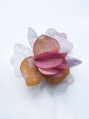 Bunte Blumenbrosche Orchidee
