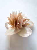 Blumenbrosche Waterlily perlmuttfarben