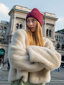 Fake Fur-Jacke JANNA in beige