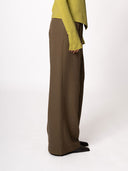 FENJA Hose – Wide Leg-Pant in Burnt Olive