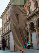 FENJA Hose – Wide Leg-Pant in Burnt Olive