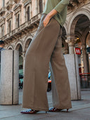 FENJA Hose – Wide Leg-Pant in Burnt Olive