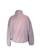 Half-Zip FRIDA – Fleecepulli aus Bio-Baumwolle in Dusty Pink