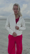 Fleece-Jacke Liv kuschelweich aus Bio-Baumwolle écru