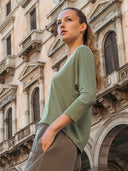 Lyocell shirt SINJA with draping black